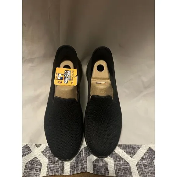 NWT Skechers Women's Slip In Go Walk Flex Sneaker Black Size 8.5 - Picture 2 of 8